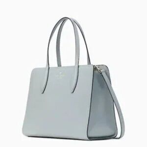 Kate Spade Parker Medium Satchel Bag NWT Pebbled Leather "Avalon Mist"